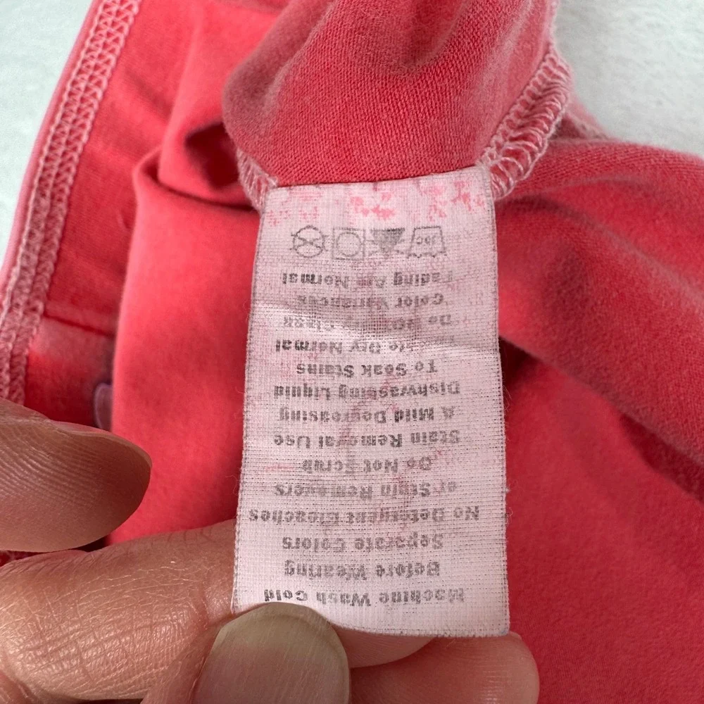 Free‎ Produce Pink Ruffle Hem A Line Skirt Women's Size Medium Made in USA